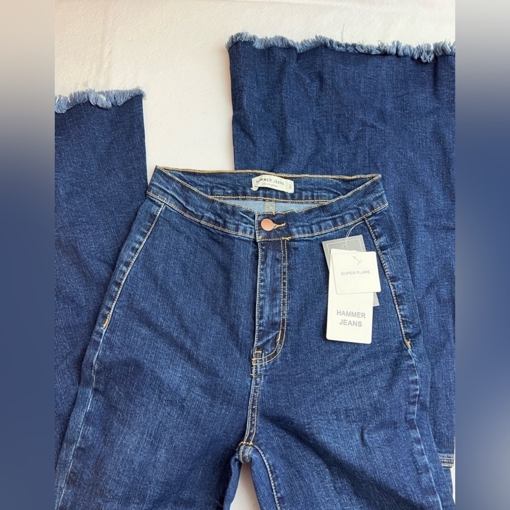 Hammer Jeans Super Flare Denim Jeans - Picture 2 of 7